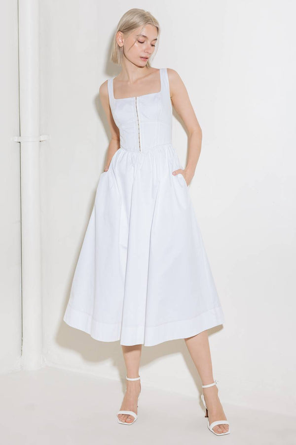 catch-the-sun-in-white-woven-midi-dress Flying Tomato-Sophia's StyleDRESSES-1